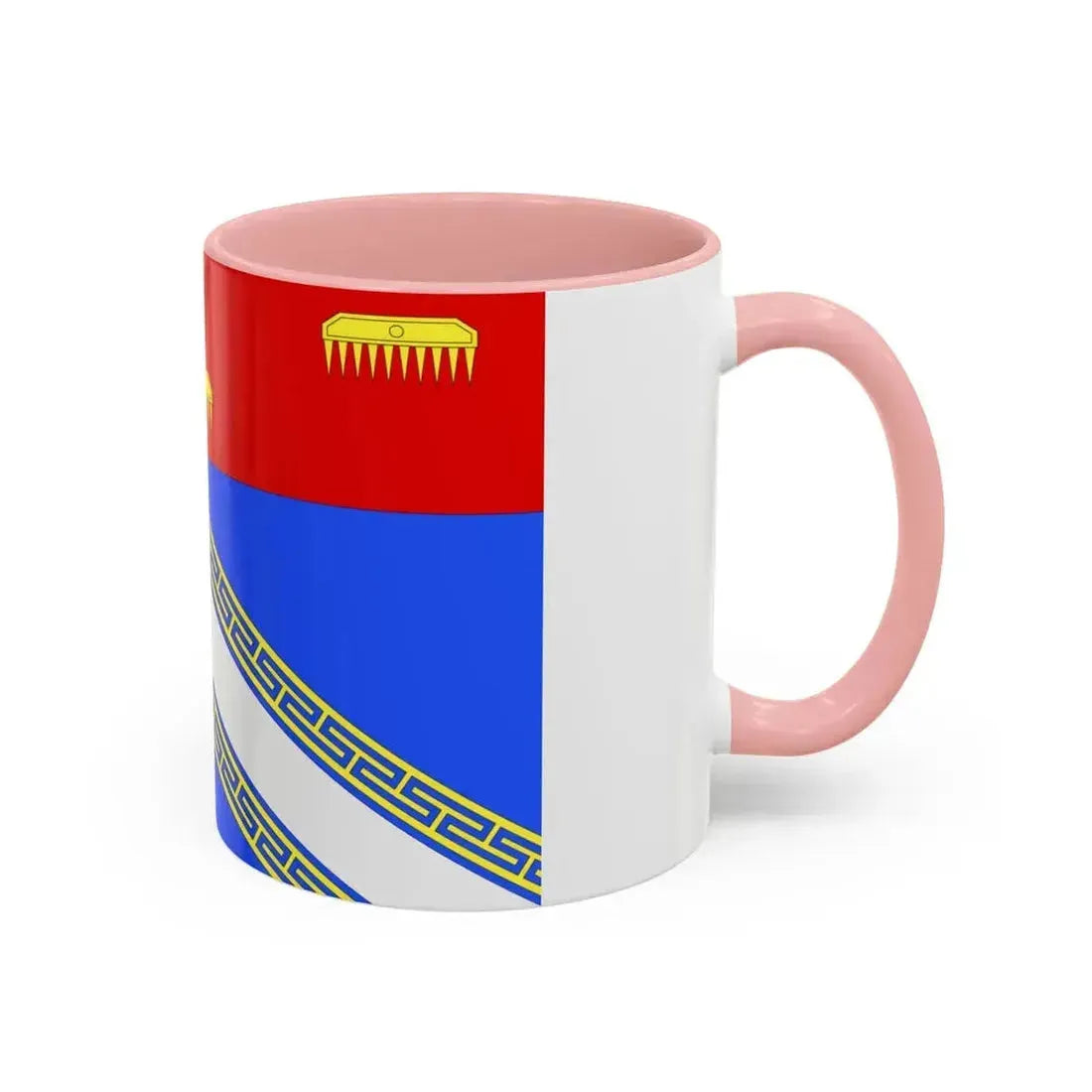 Flag of Ardennes France 2 - Accent Coffee Mug - Go Mug Yourself