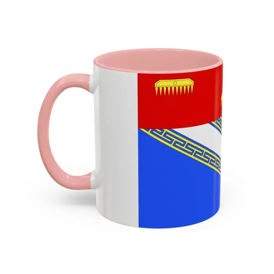 Flag of Ardennes France 2 - Accent Coffee Mug - Go Mug Yourself