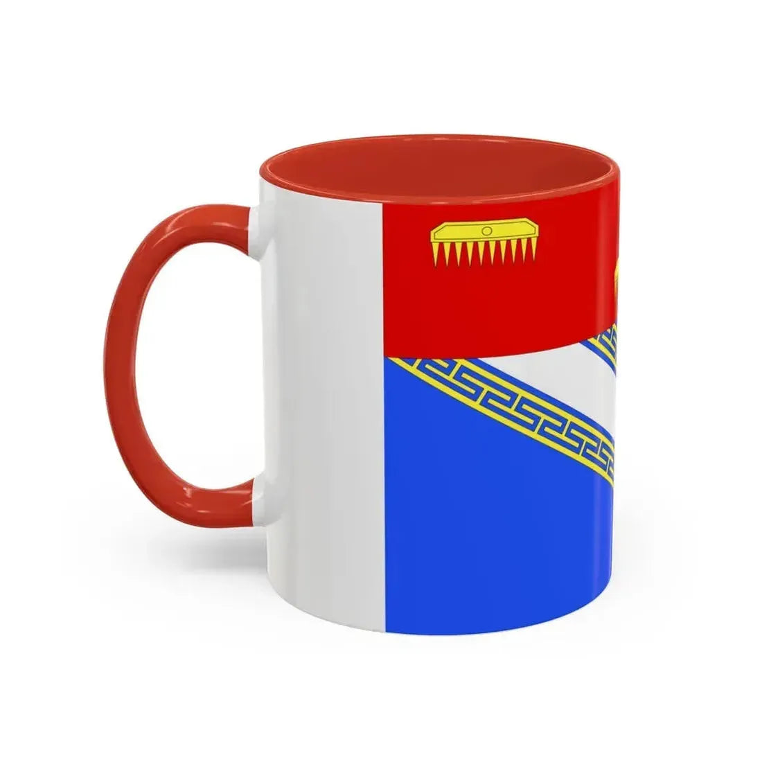 Flag of Ardennes France 2 - Accent Coffee Mug - Go Mug Yourself