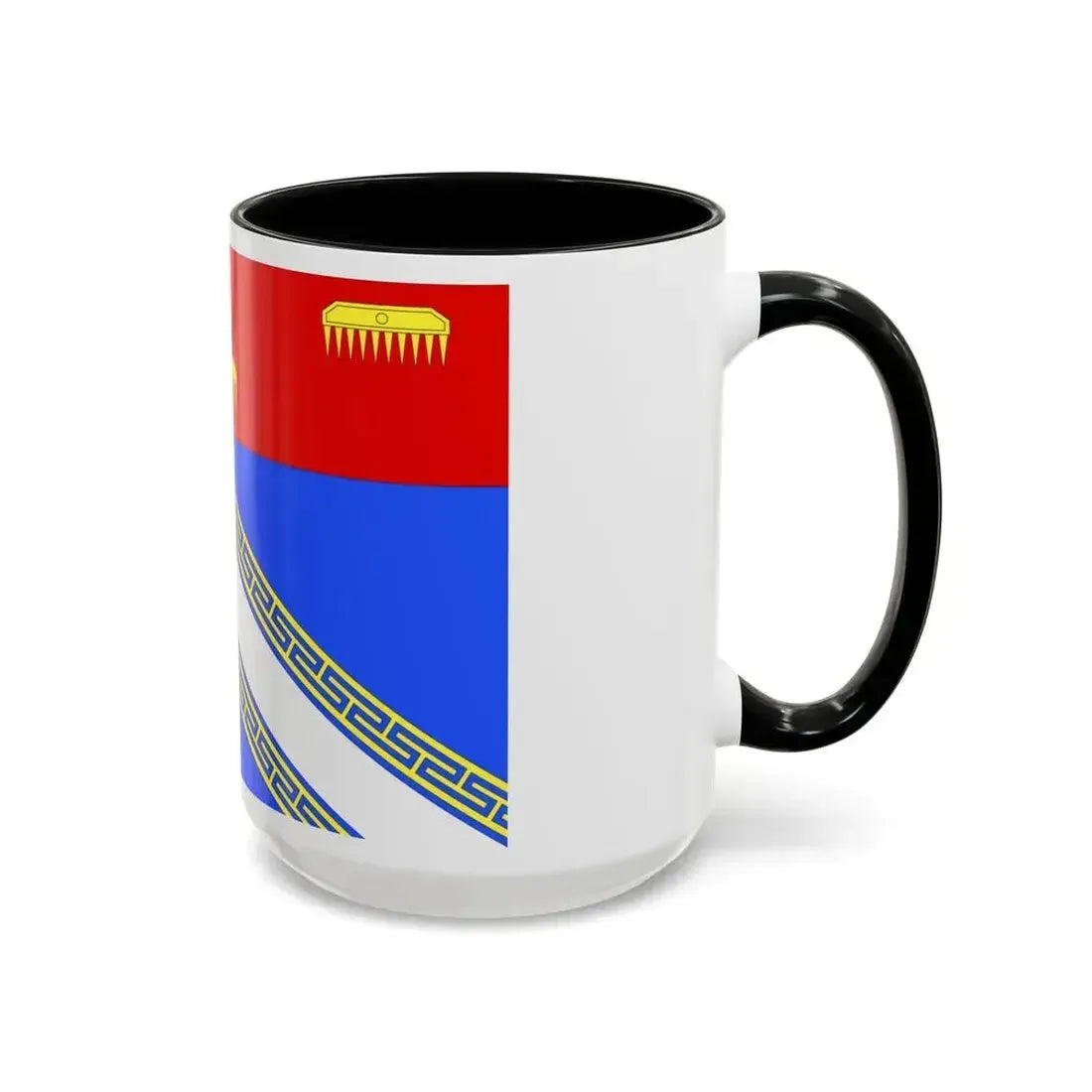 Flag of Ardennes France 2 - Accent Coffee Mug - Go Mug Yourself