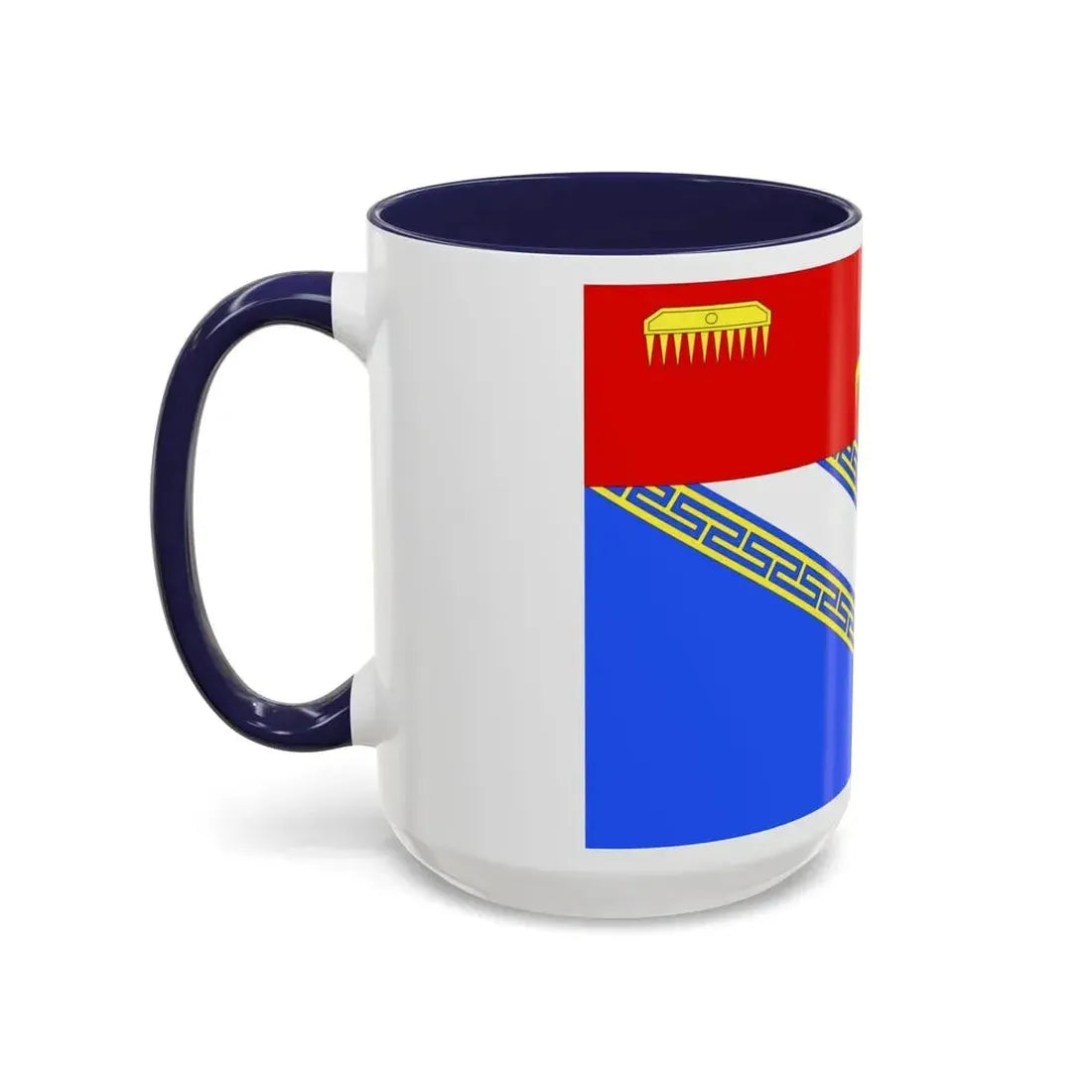 Flag of Ardennes France 2 - Accent Coffee Mug - Go Mug Yourself