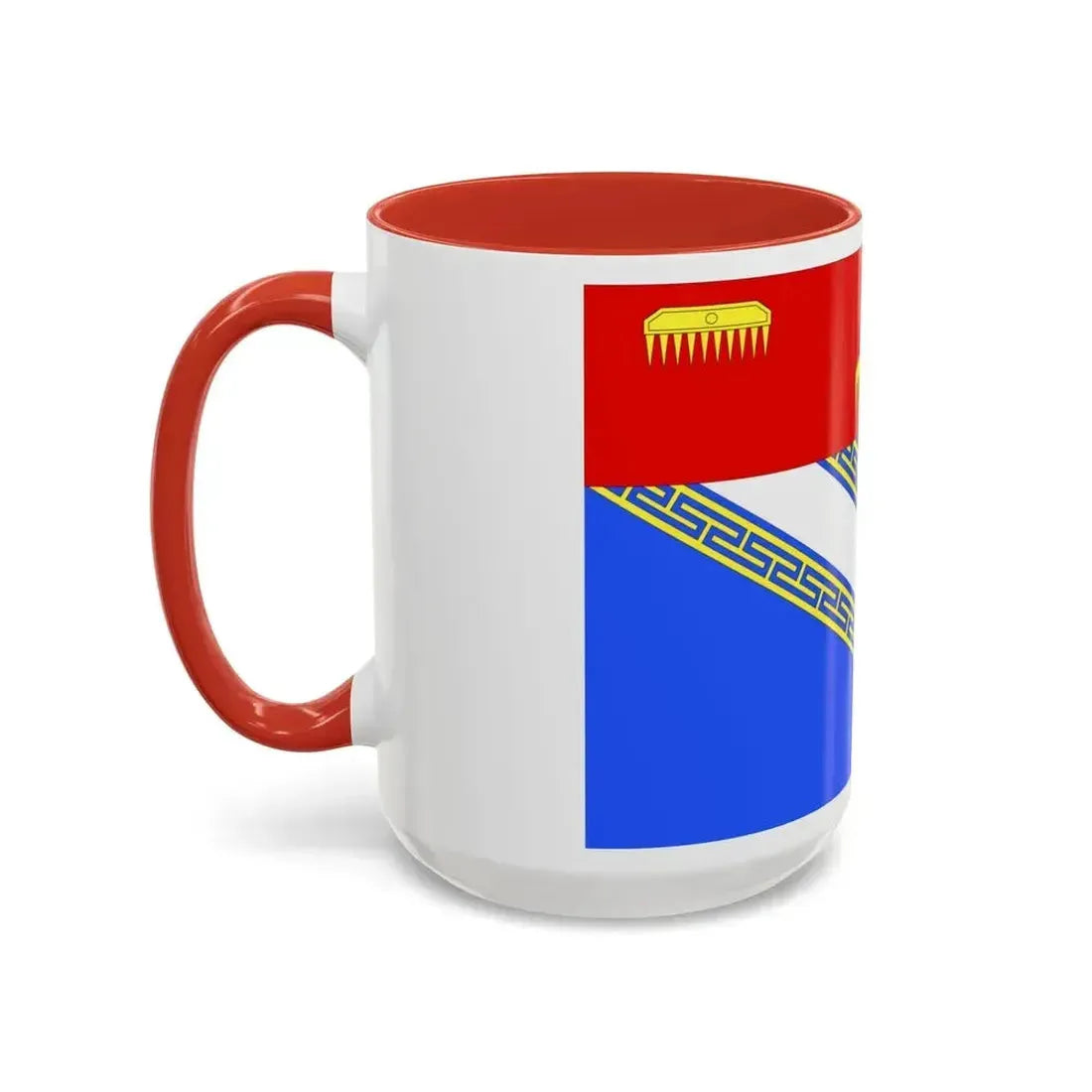 Flag of Ardennes France 2 - Accent Coffee Mug - Go Mug Yourself
