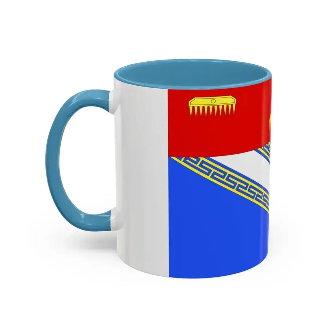 Flag of Ardennes France 2 - Accent Coffee Mug - Go Mug Yourself