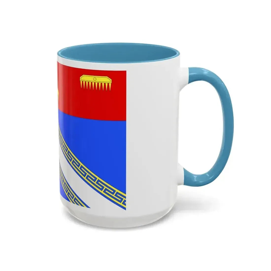 Flag of Ardennes France 2 - Accent Coffee Mug - Go Mug Yourself