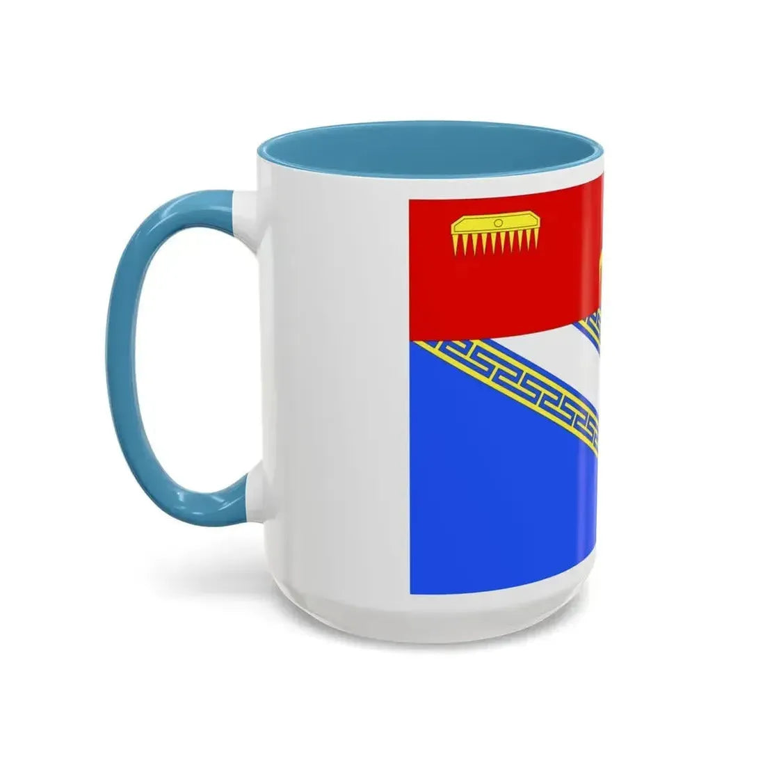 Flag of Ardennes France 2 - Accent Coffee Mug - Go Mug Yourself