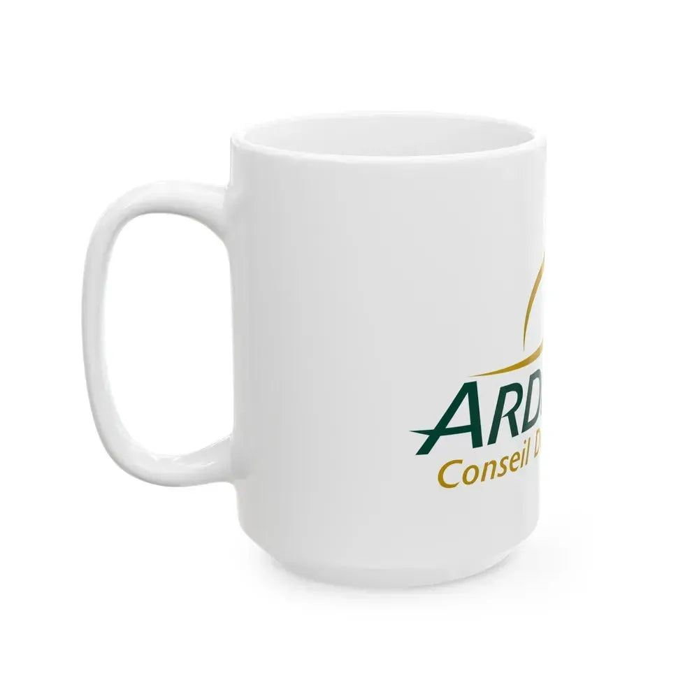 Flag of Ardennes France - White Coffee Mug - Go Mug Yourself