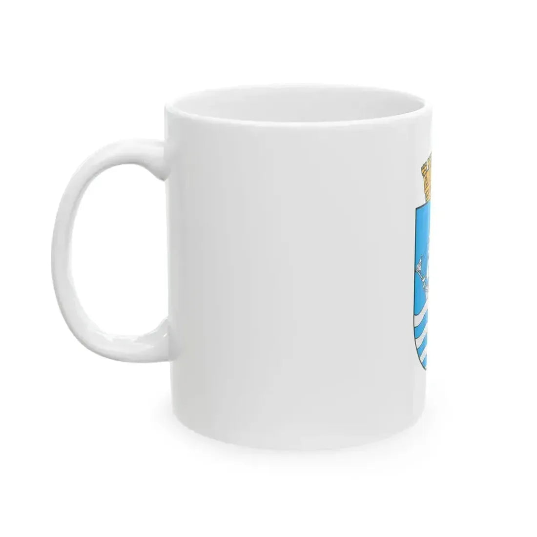 Flag of Arendal (Norway) White Coffee Mug - Go Mug Yourself