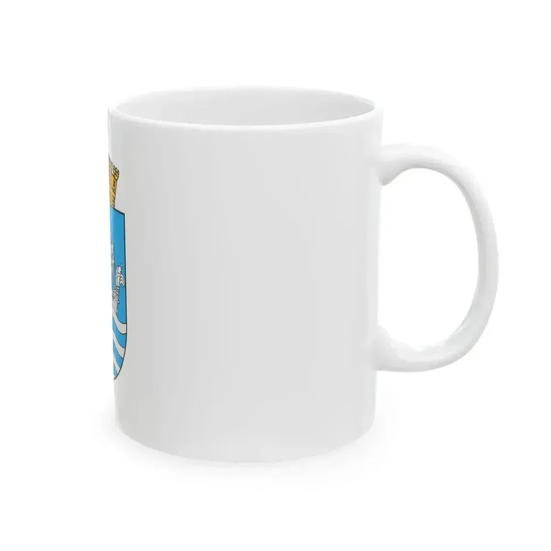 Flag of Arendal (Norway) White Coffee Mug - Go Mug Yourself