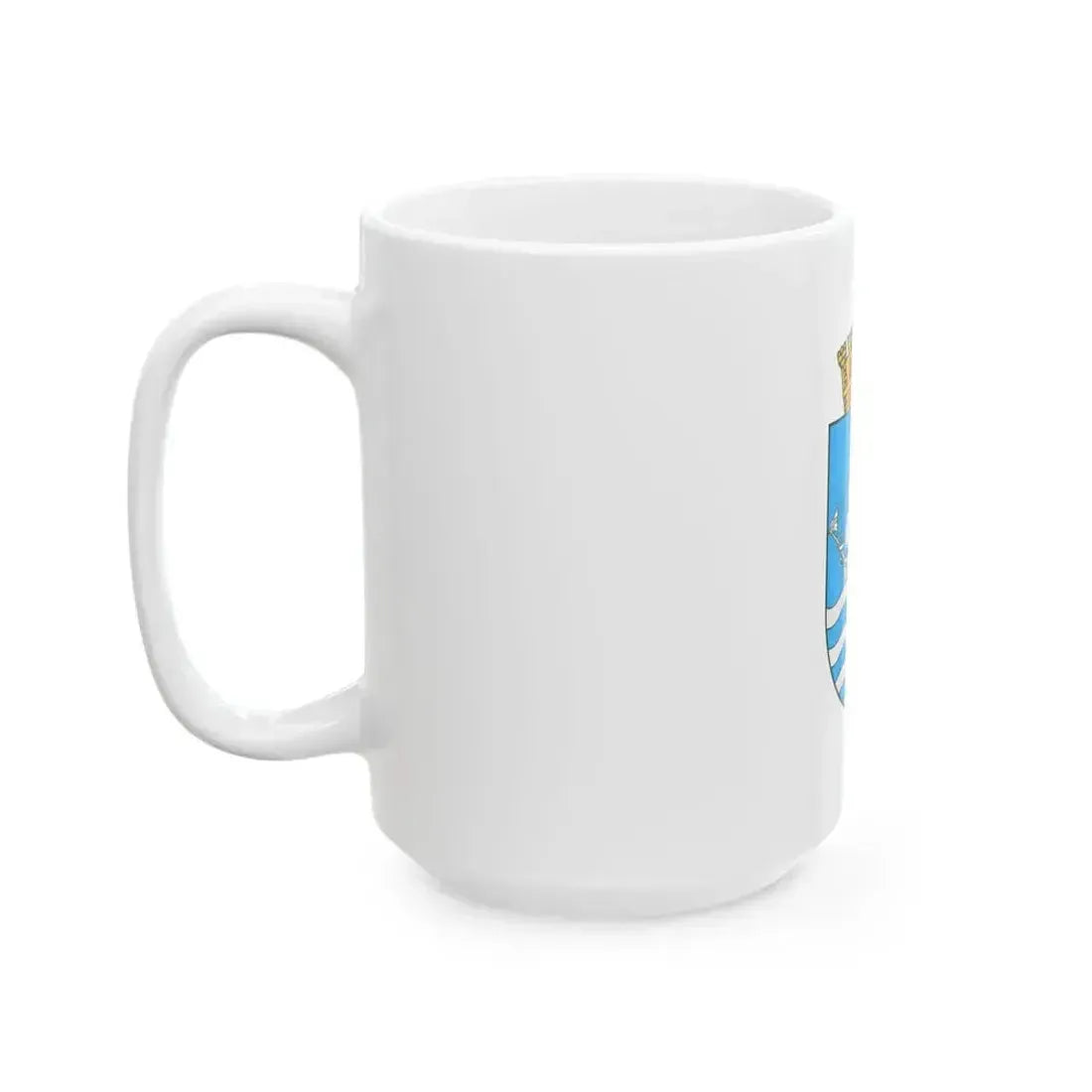 Flag of Arendal (Norway) White Coffee Mug - Go Mug Yourself