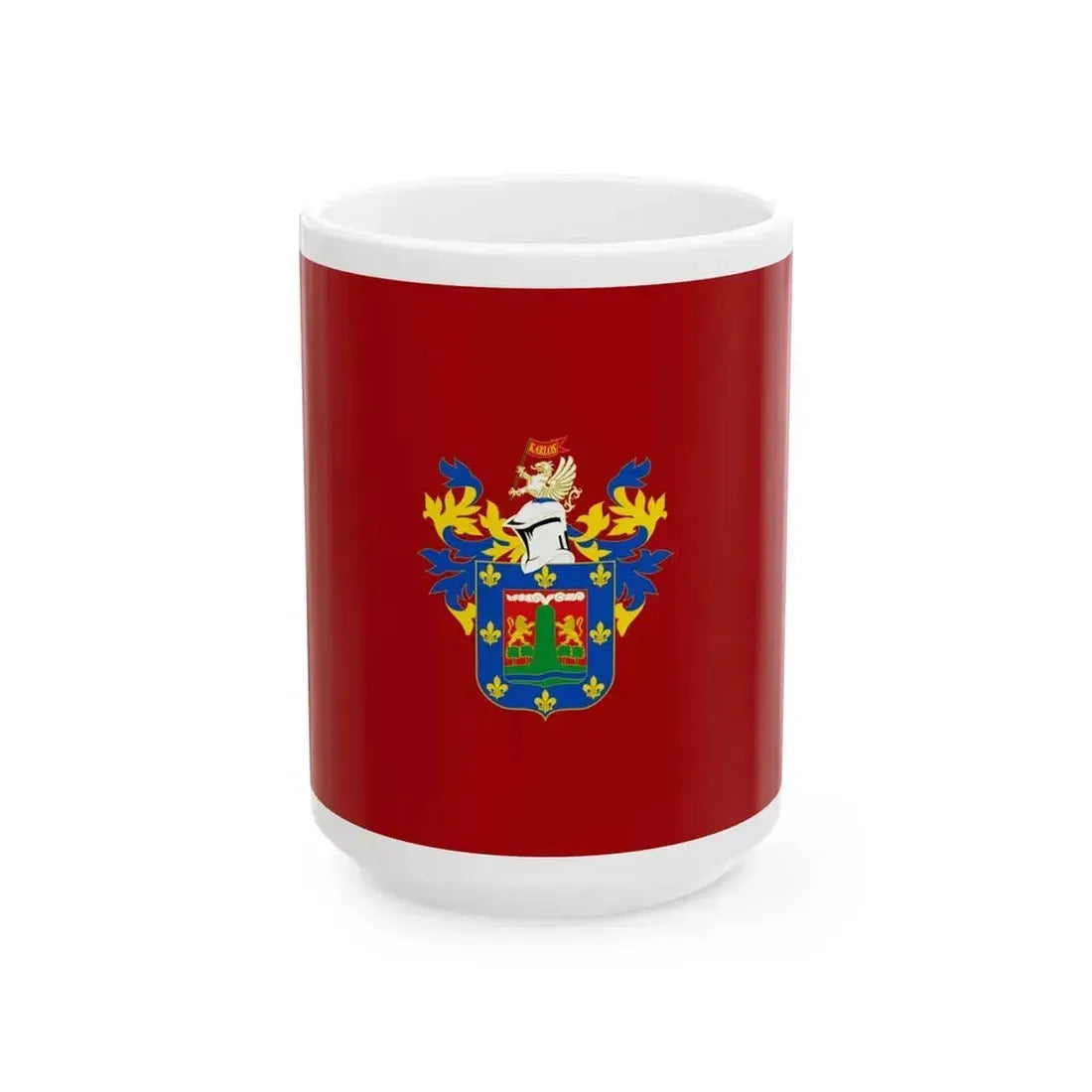 Flag of Arequipa capital of the Arequipa Region Peru - White Coffee Mug 15oz - Go Mug Yourself