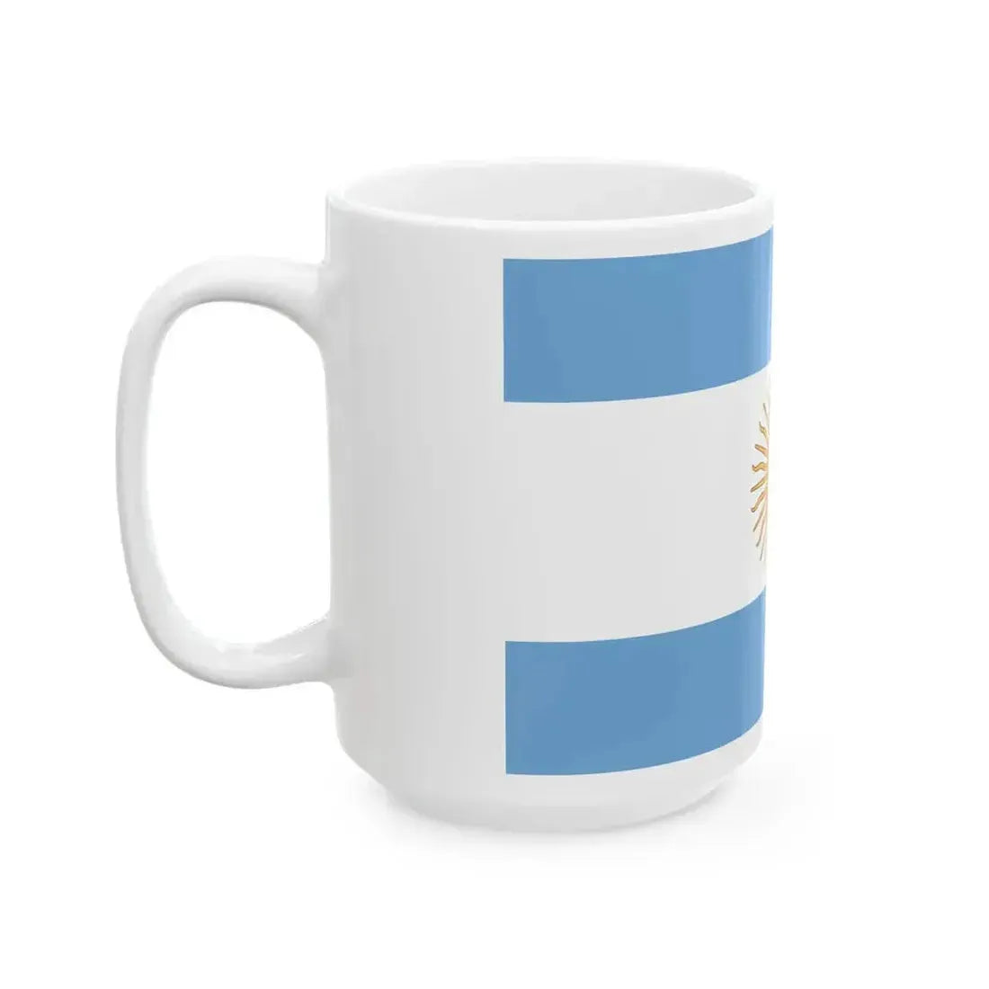 Flag of Argentina 1816 (Argentina) White Coffee Mug - Go Mug Yourself