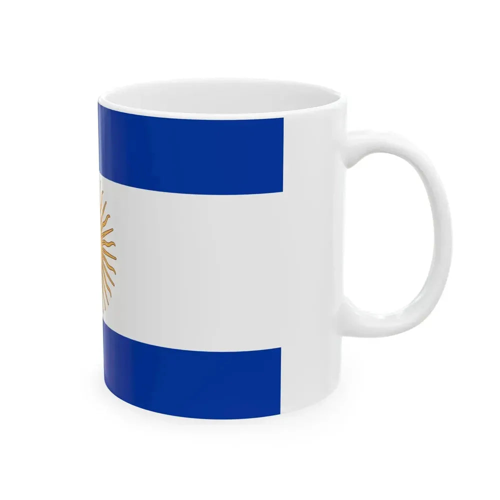 Flag of Argentina 1819 (Argentina) White Coffee Mug - Go Mug Yourself