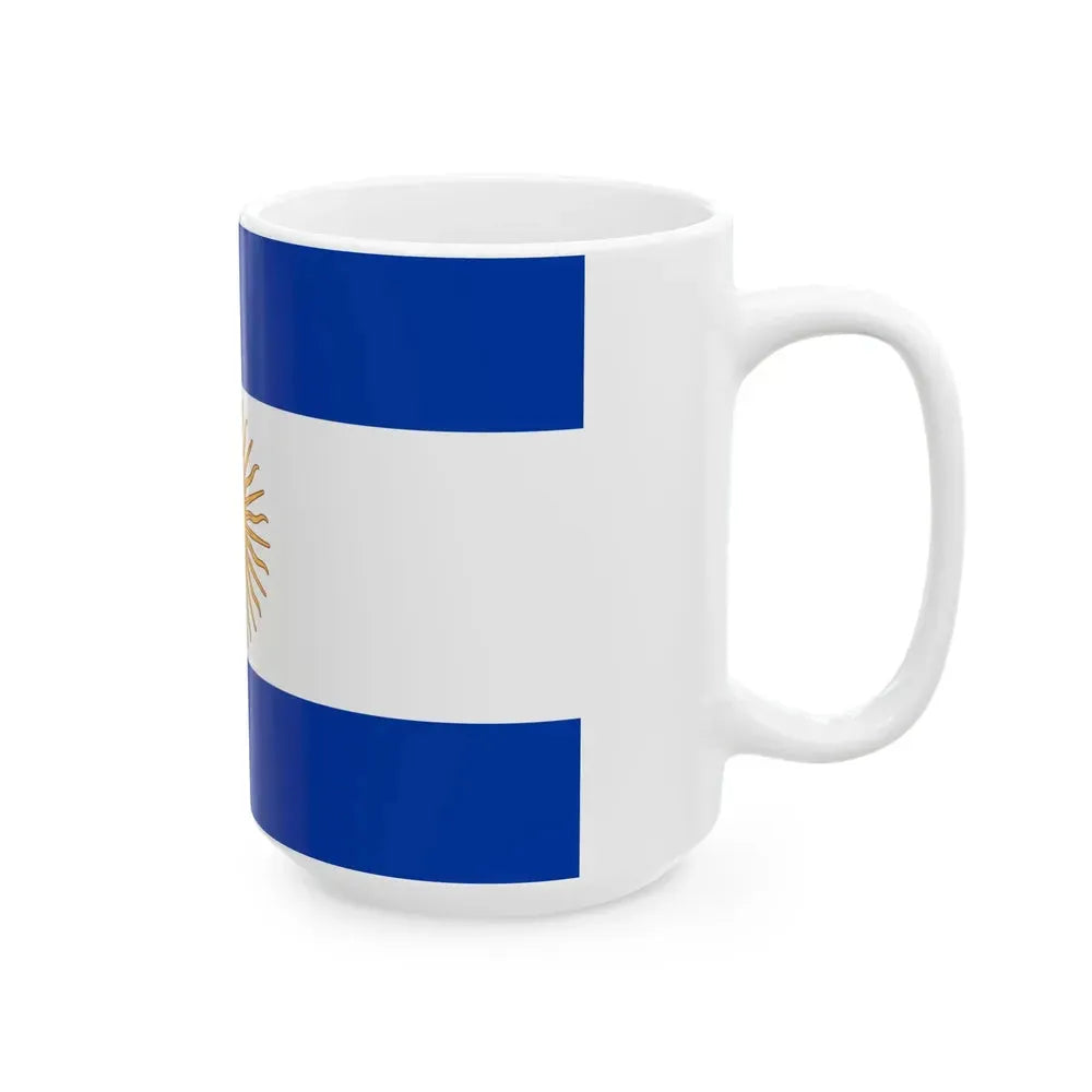 Flag of Argentina 1819 (Argentina) White Coffee Mug - Go Mug Yourself