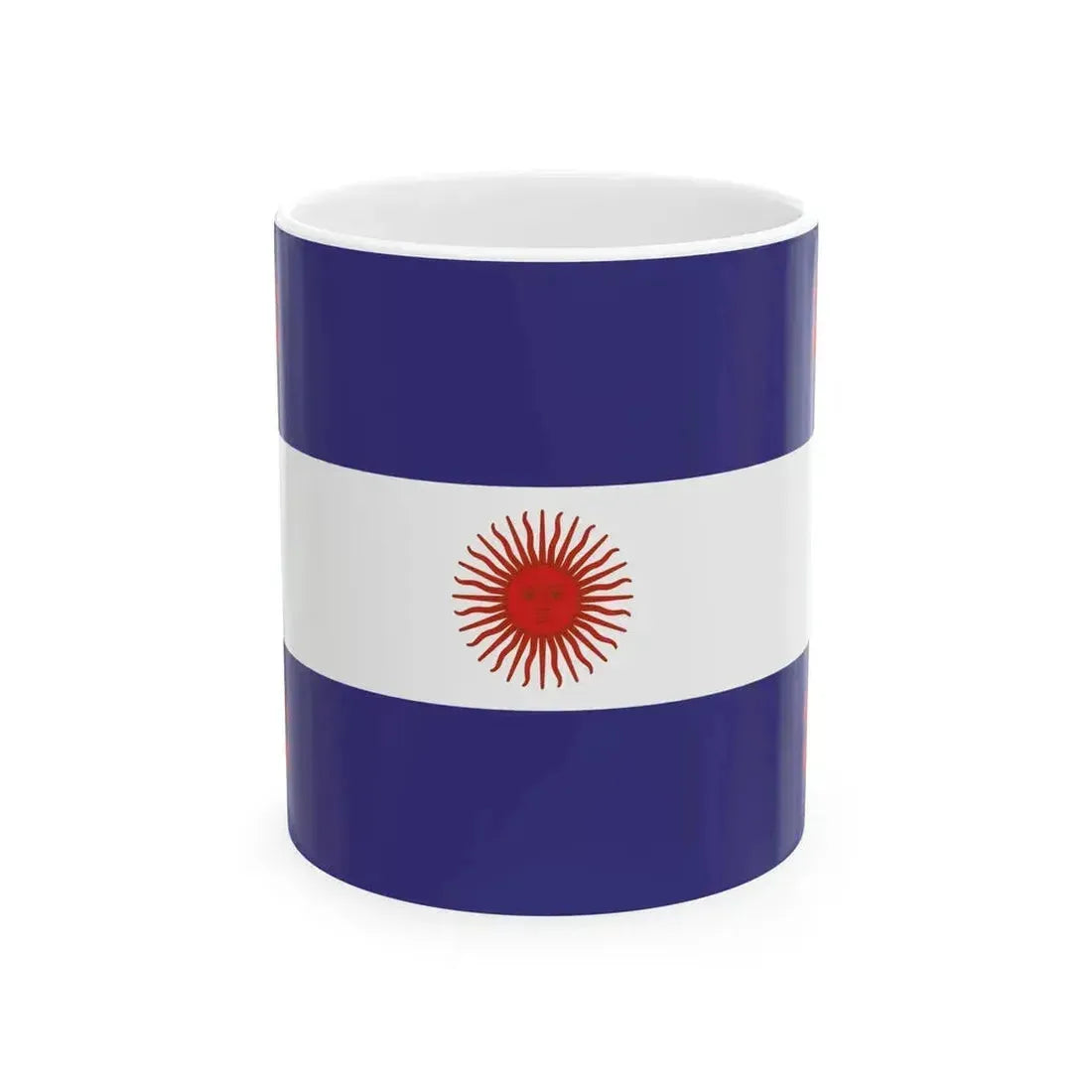 Flag of Argentina 1840 (Argentina) White Coffee Mug 11oz - Go Mug Yourself