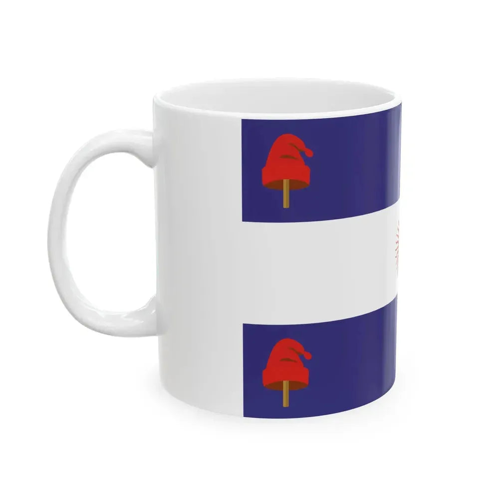 Flag of Argentina 1840 (Argentina) White Coffee Mug - Go Mug Yourself
