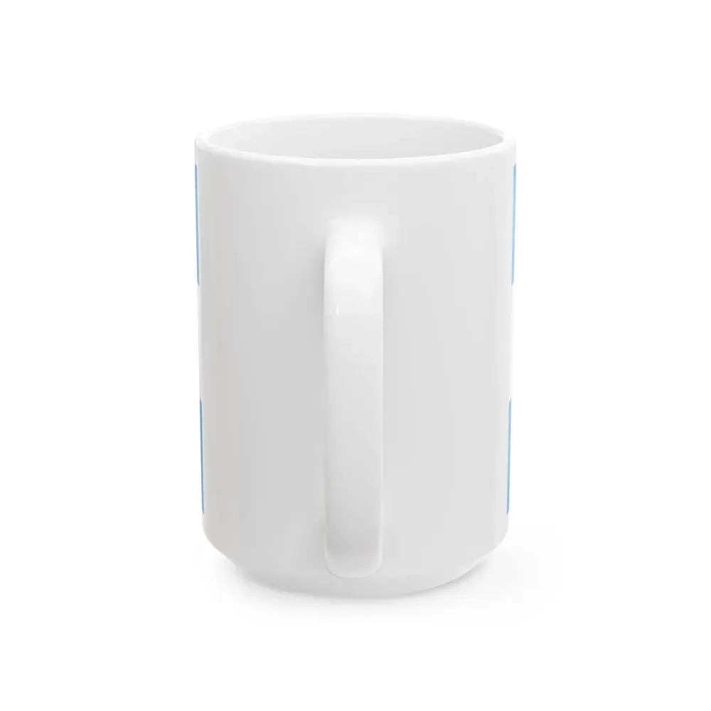 Flag of Argentina 1861-2010 (Argentina) White Coffee Mug - Go Mug Yourself