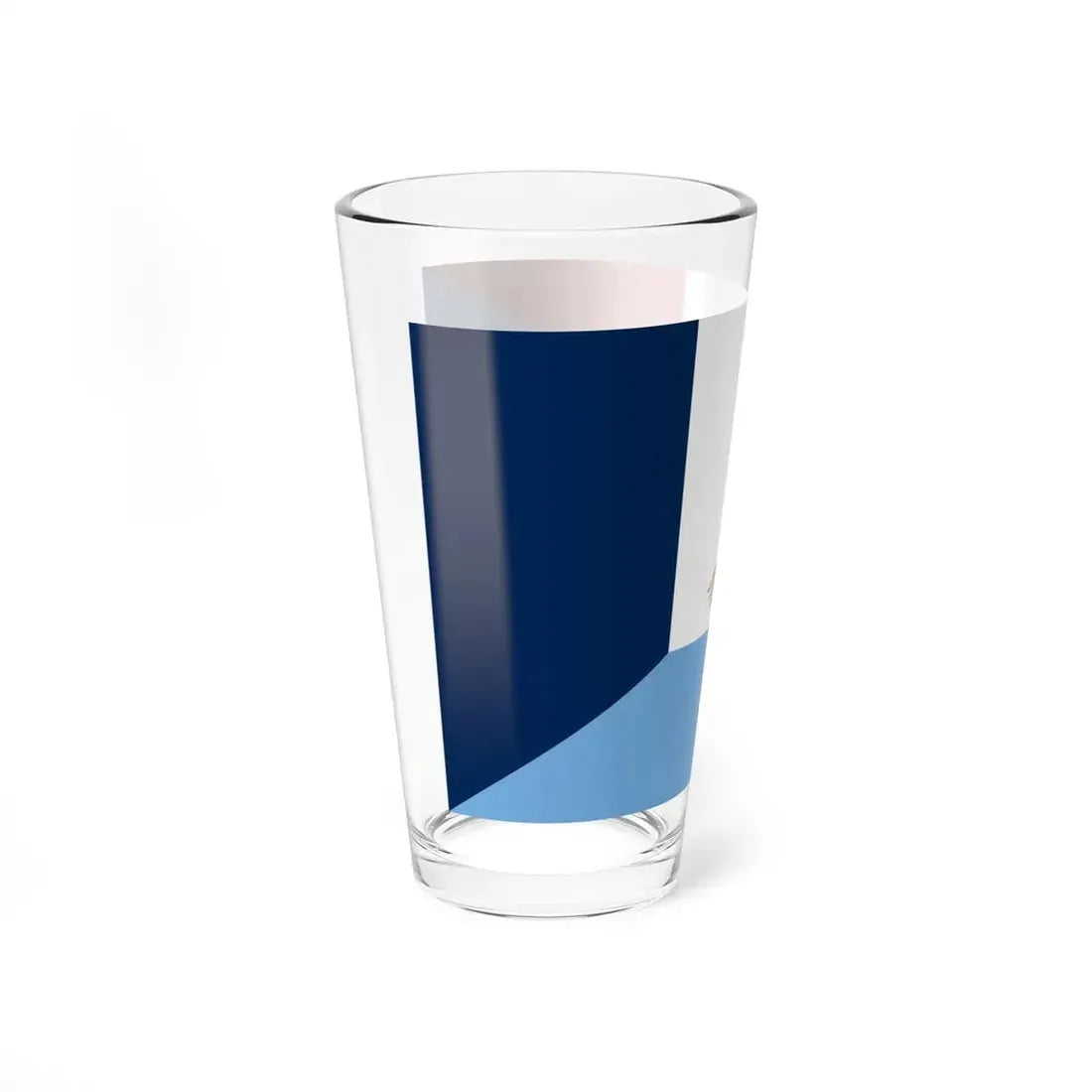 Flag of Argentina and France (France) Pint Glass 16oz - Go Mug Yourself