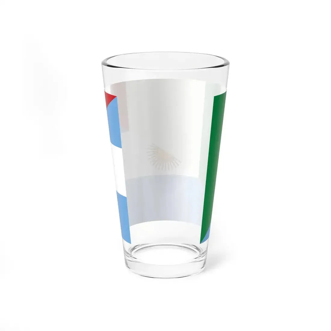Flag of Argentina and Italy (Italy) Pint Glass 16oz - Go Mug Yourself