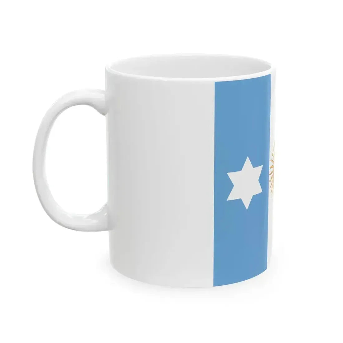 Flag of Argentine Captain Adjutant-General 1894-1904 (Argentina) White Coffee Mug - Go Mug Yourself