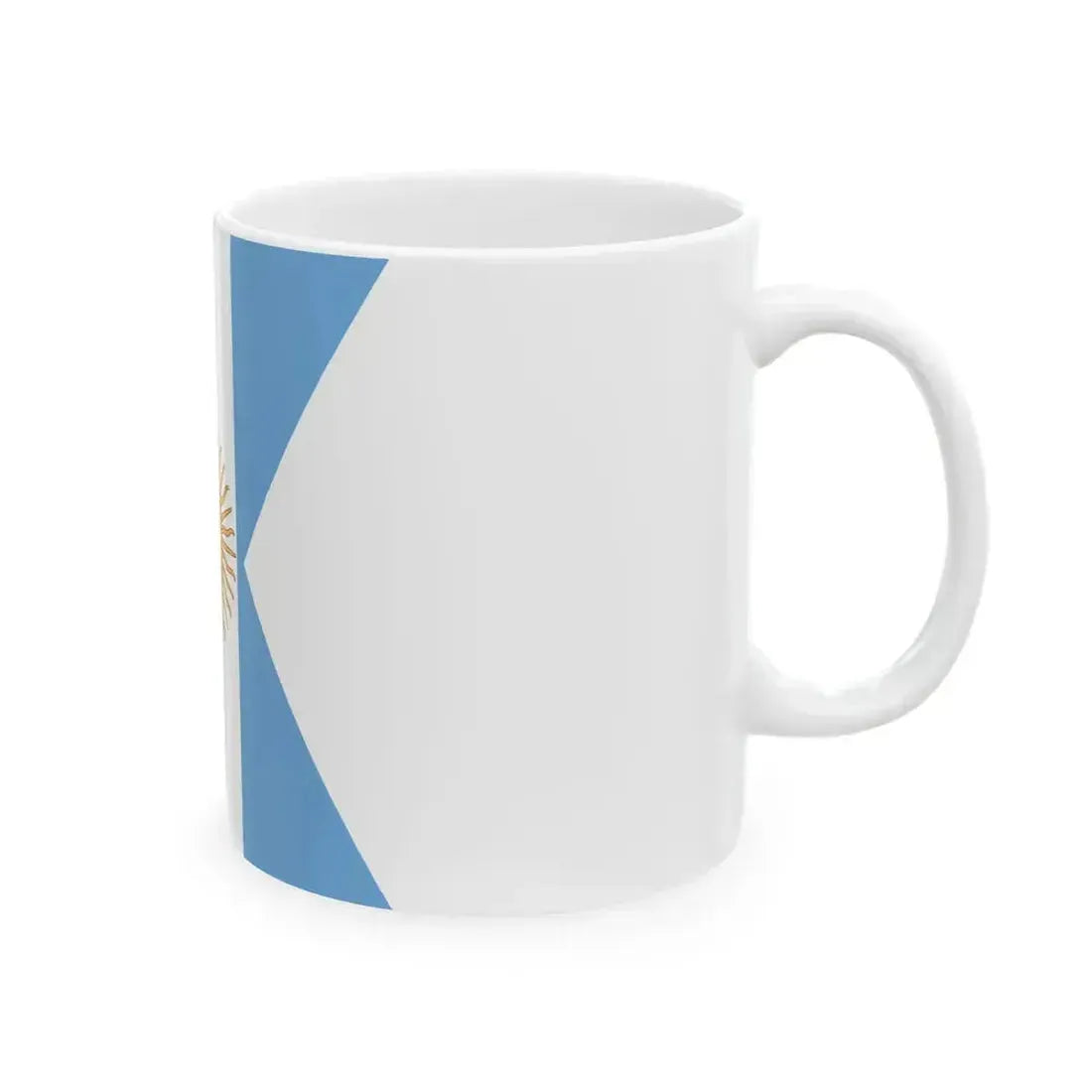 Flag of Argentine Captain Adjutant-General 1894-1904 (Argentina) White Coffee Mug - Go Mug Yourself
