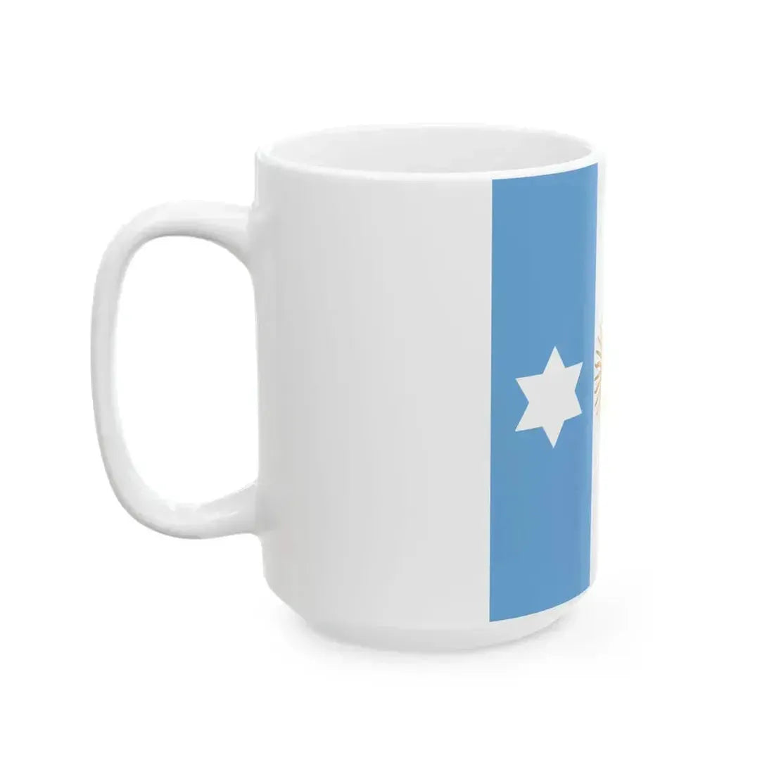 Flag of Argentine Captain Adjutant-General 1894-1904 (Argentina) White Coffee Mug - Go Mug Yourself