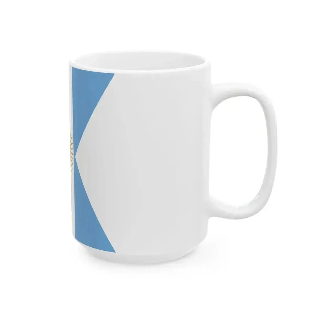 Flag of Argentine Captain Adjutant-General 1894-1904 (Argentina) White Coffee Mug - Go Mug Yourself