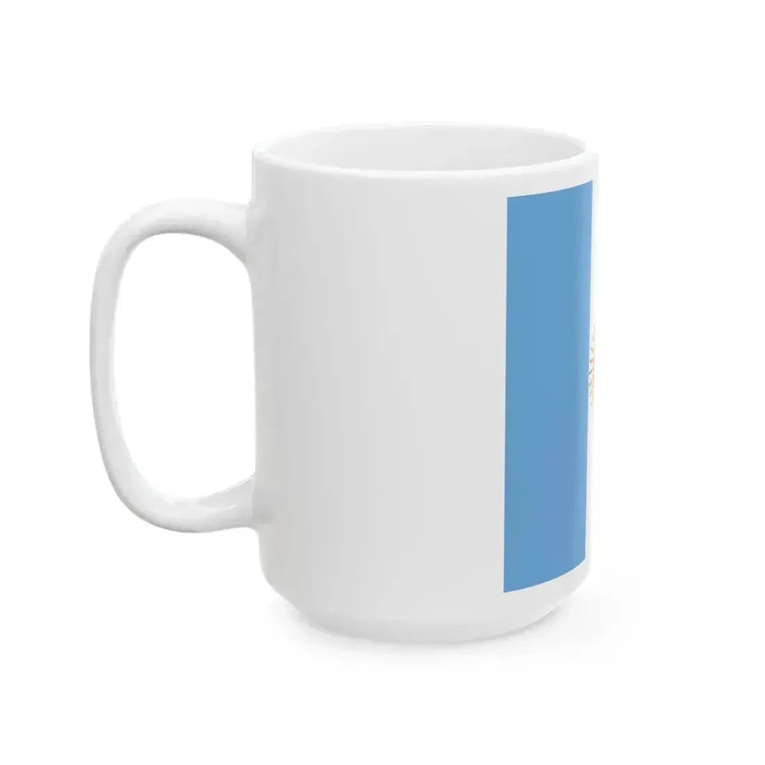 Flag of Argentine Captain in Command 1894-1904 (Argentina) White Coffee Mug - Go Mug Yourself