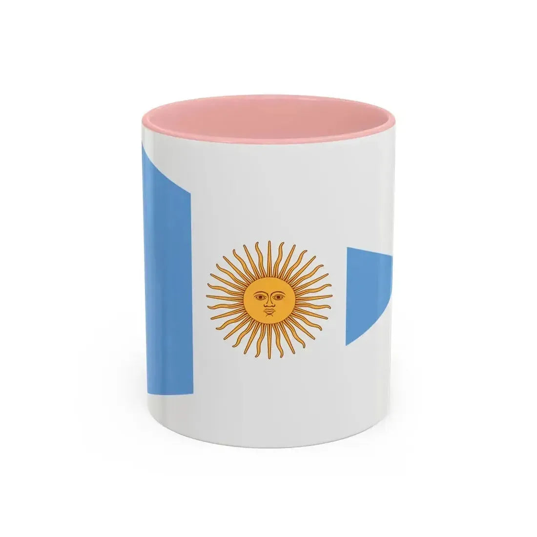 Flag of Argentine Commandante Superior 1894 to 1904 - Accent Coffee Mug 11oz Pink - Go Mug Yourself