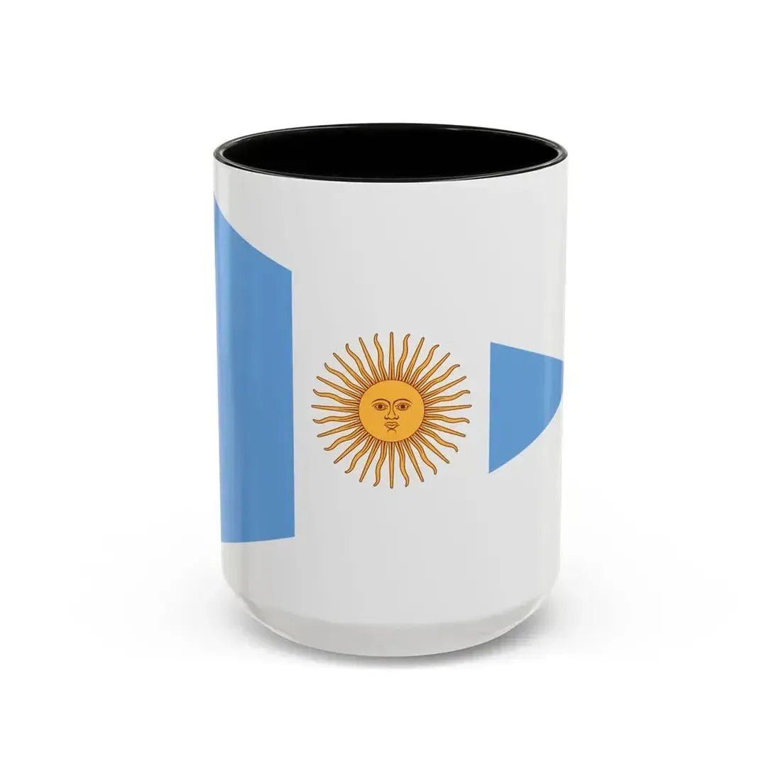 Flag of Argentine Commandante Superior 1894 to 1904 - Accent Coffee Mug 15oz Black - Go Mug Yourself