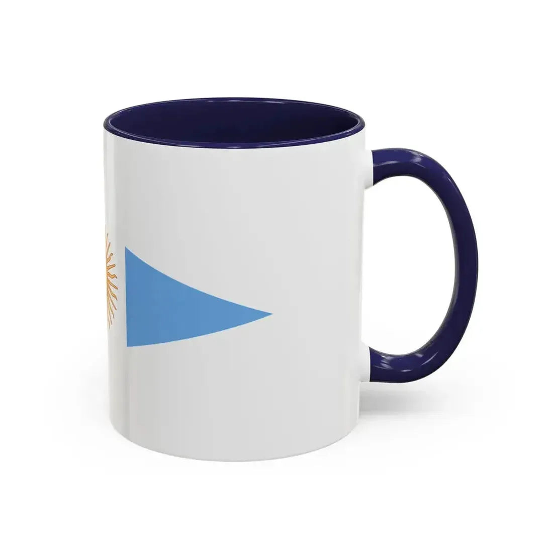 Flag of Argentine Commandante Superior 1894 to 1904 - Accent Coffee Mug - Go Mug Yourself