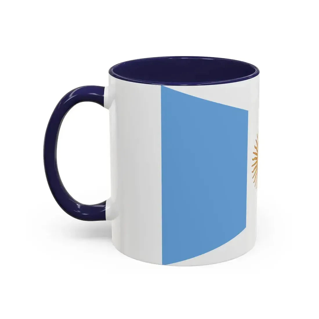Flag of Argentine Commandante Superior 1894 to 1904 - Accent Coffee Mug - Go Mug Yourself