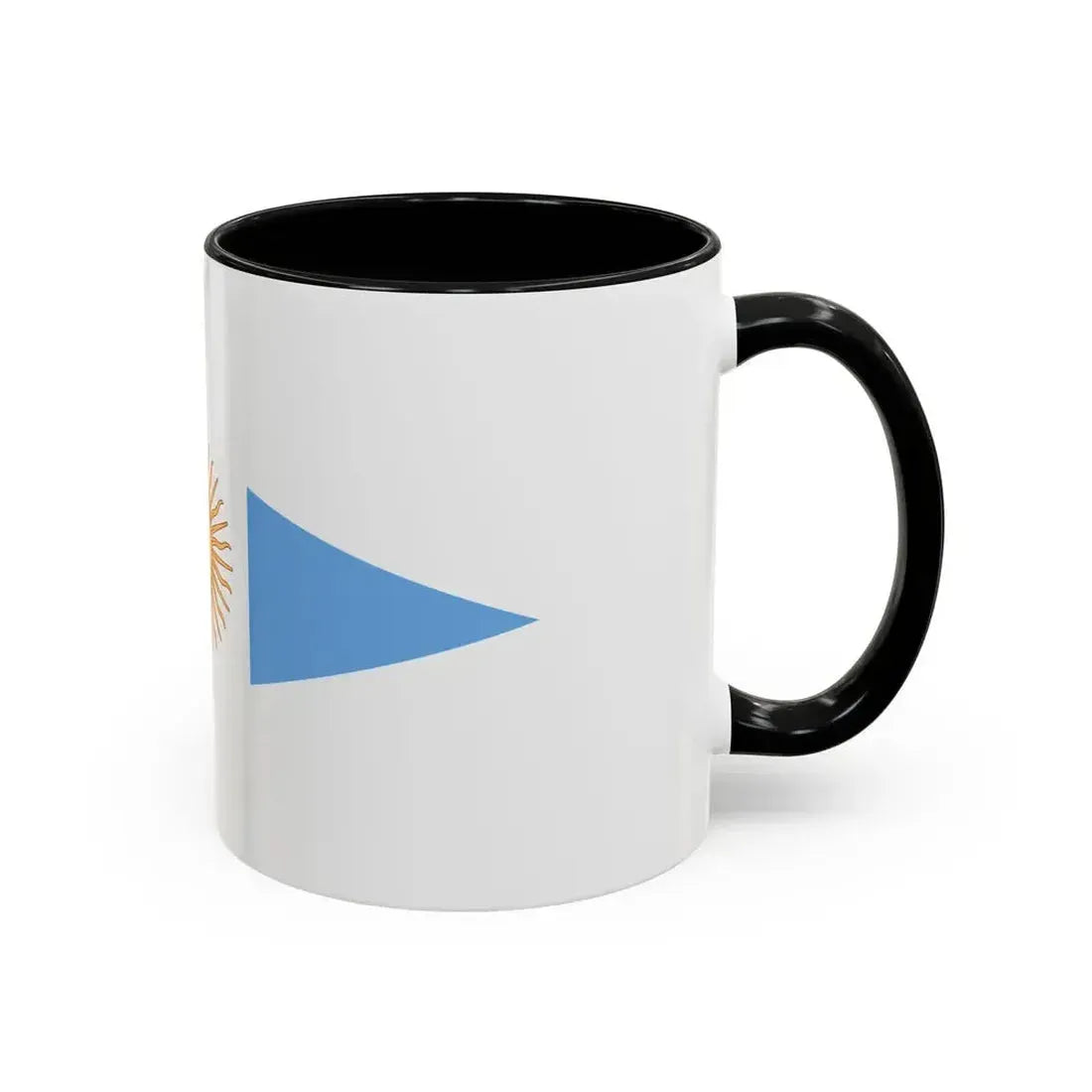 Flag of Argentine Commandante Superior 1894 to 1904 - Accent Coffee Mug - Go Mug Yourself