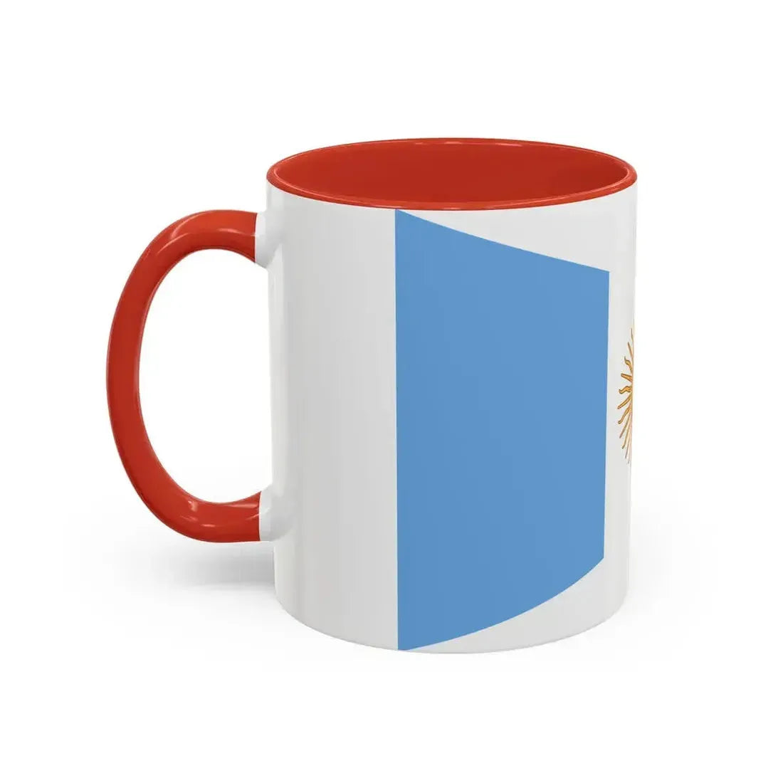 Flag of Argentine Commandante Superior 1894 to 1904 - Accent Coffee Mug - Go Mug Yourself