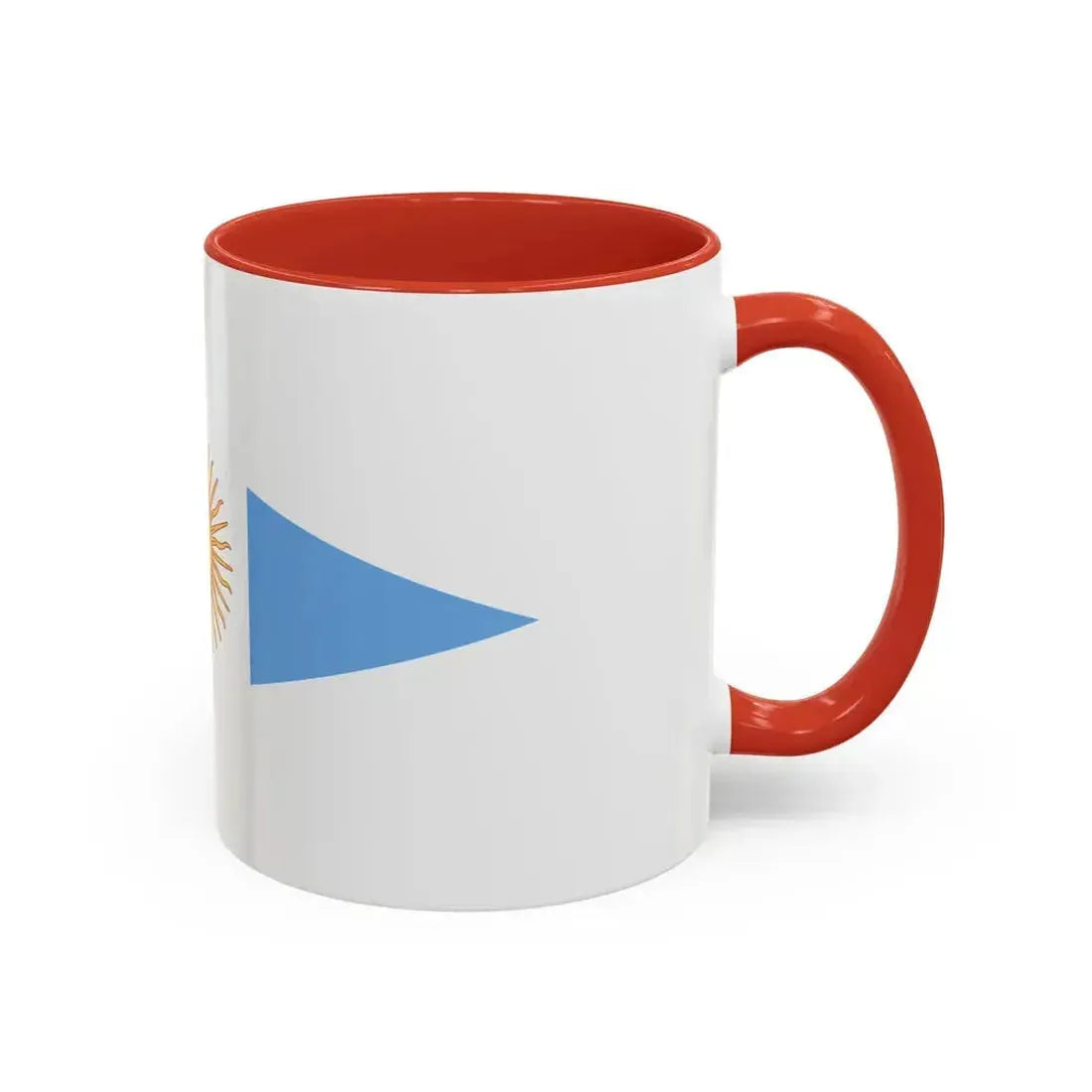 Flag of Argentine Commandante Superior 1894 to 1904 - Accent Coffee Mug - Go Mug Yourself