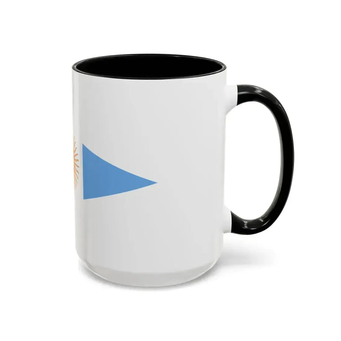 Flag of Argentine Commandante Superior 1894 to 1904 - Accent Coffee Mug - Go Mug Yourself