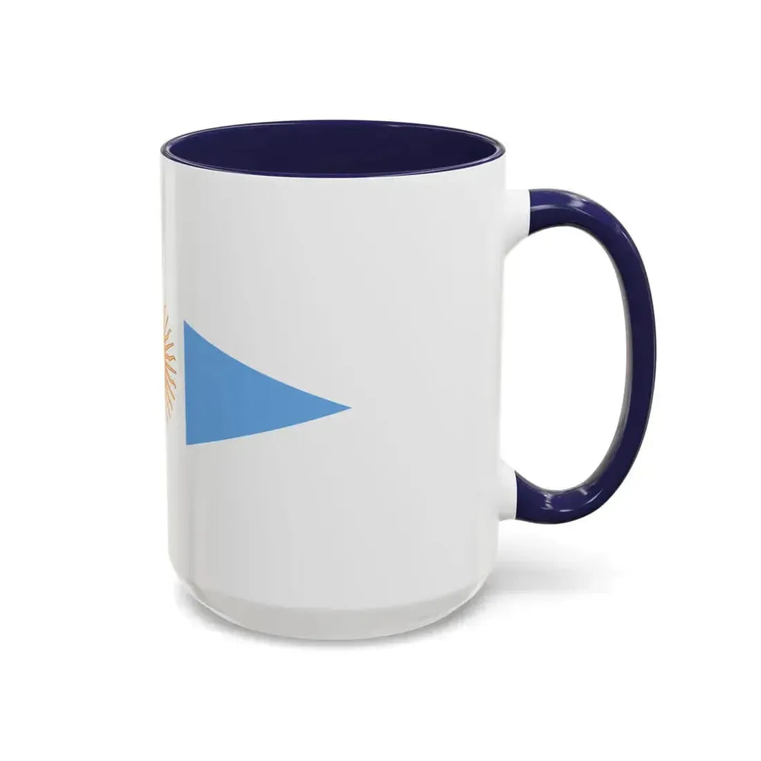 Flag of Argentine Commandante Superior 1894 to 1904 - Accent Coffee Mug - Go Mug Yourself
