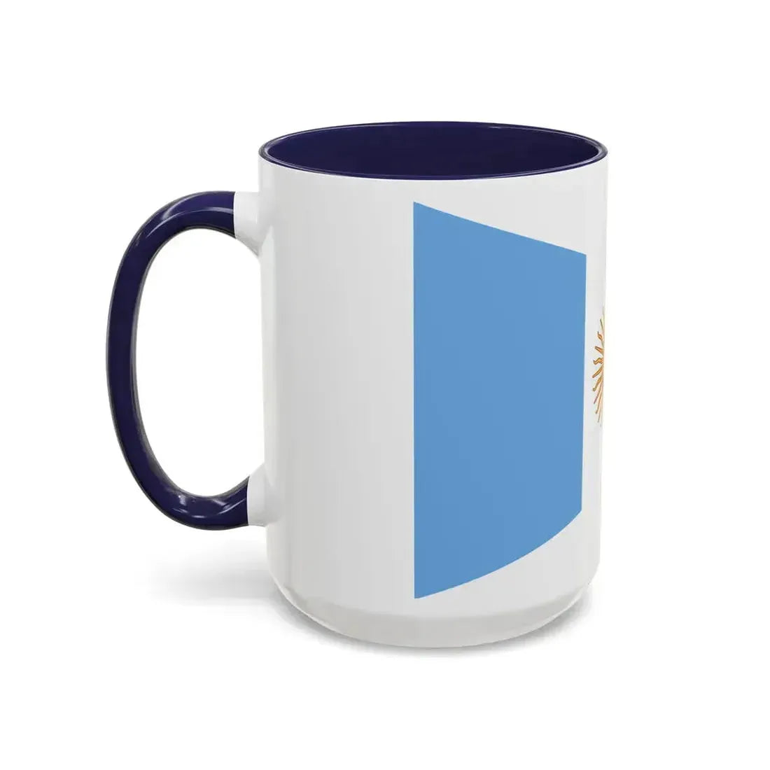 Flag of Argentine Commandante Superior 1894 to 1904 - Accent Coffee Mug - Go Mug Yourself