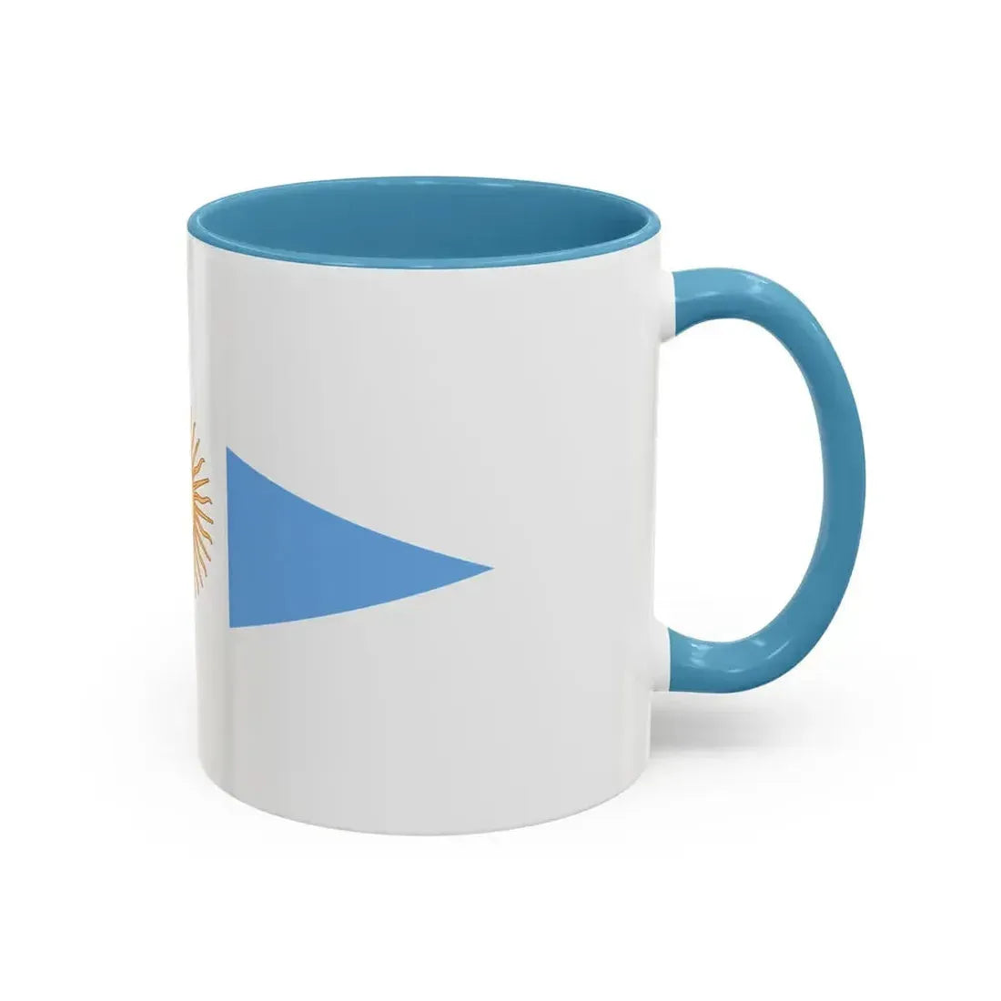 Flag of Argentine Commandante Superior 1894 to 1904 - Accent Coffee Mug - Go Mug Yourself