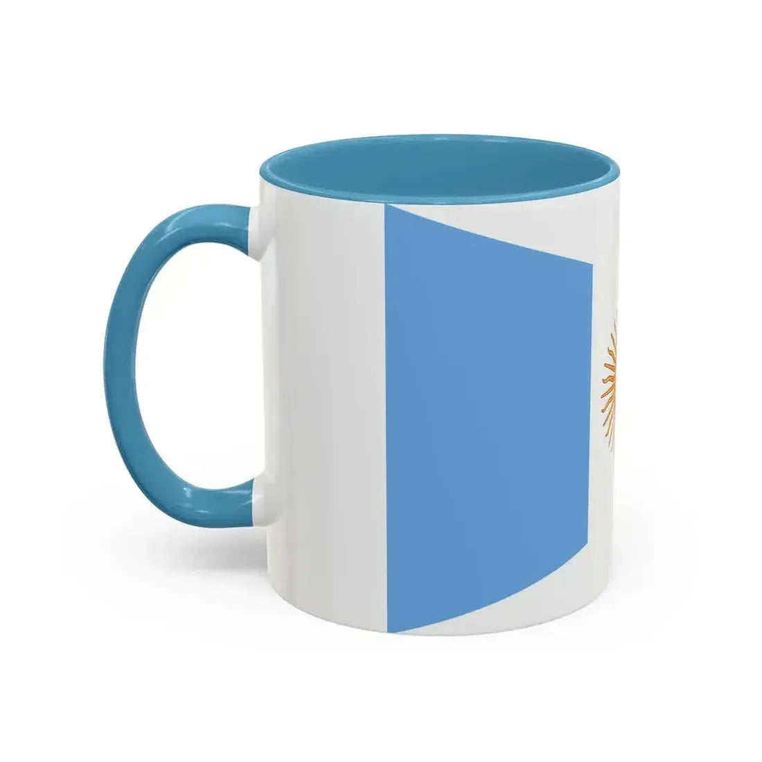 Flag of Argentine Commandante Superior 1894 to 1904 - Accent Coffee Mug - Go Mug Yourself