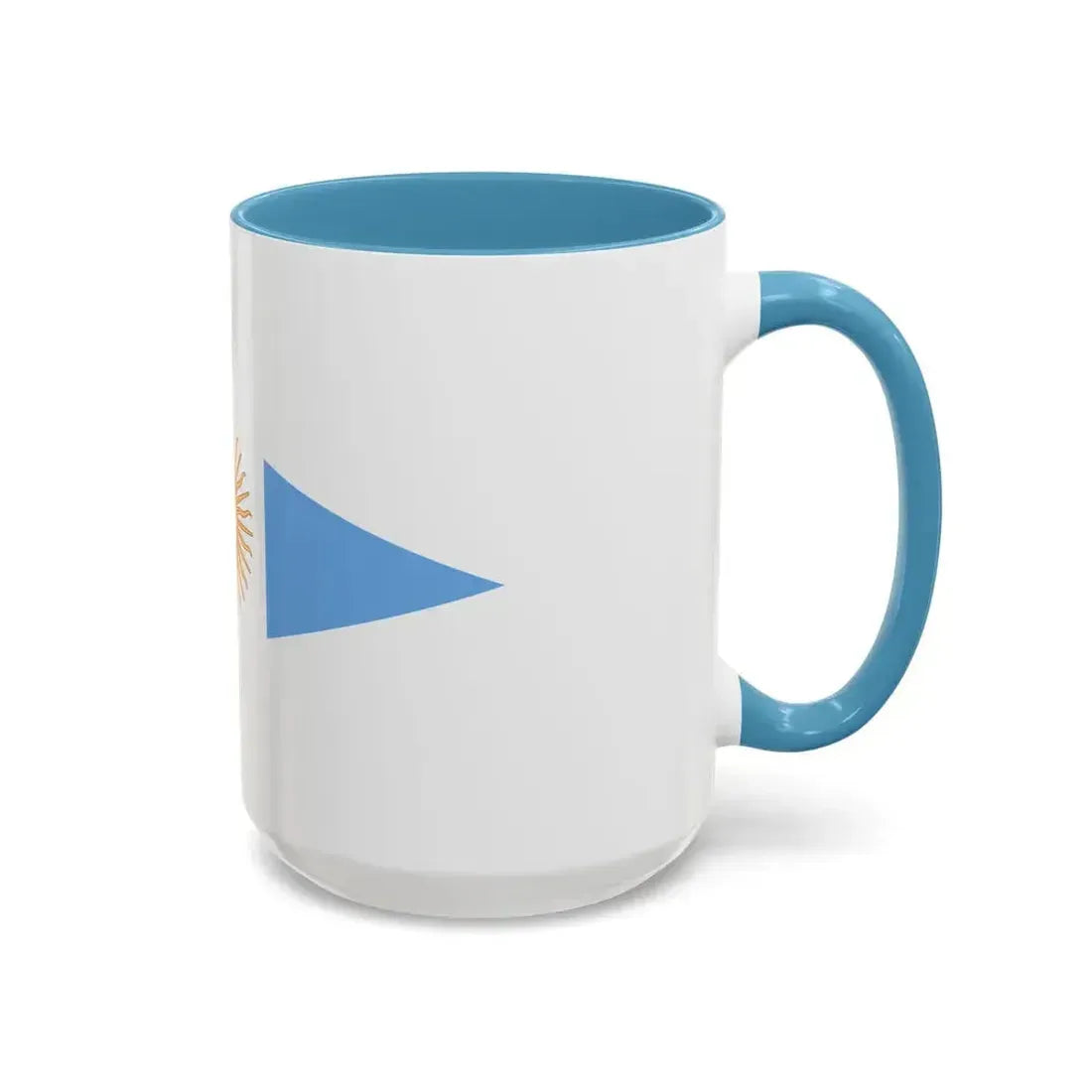 Flag of Argentine Commandante Superior 1894 to 1904 - Accent Coffee Mug - Go Mug Yourself