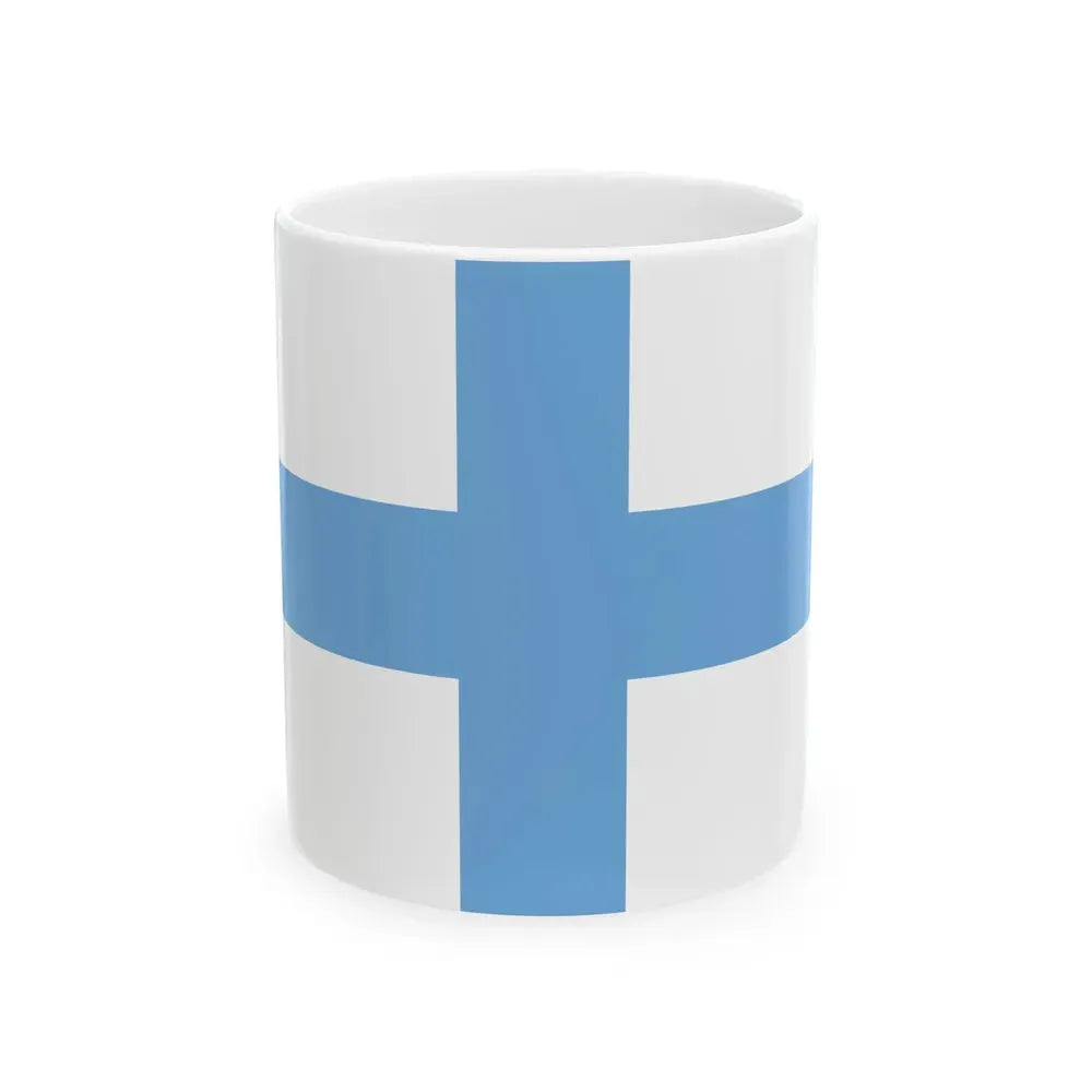 Flag of Argentine Nacionalistas (Argentina) White Coffee Mug 11oz - Go Mug Yourself