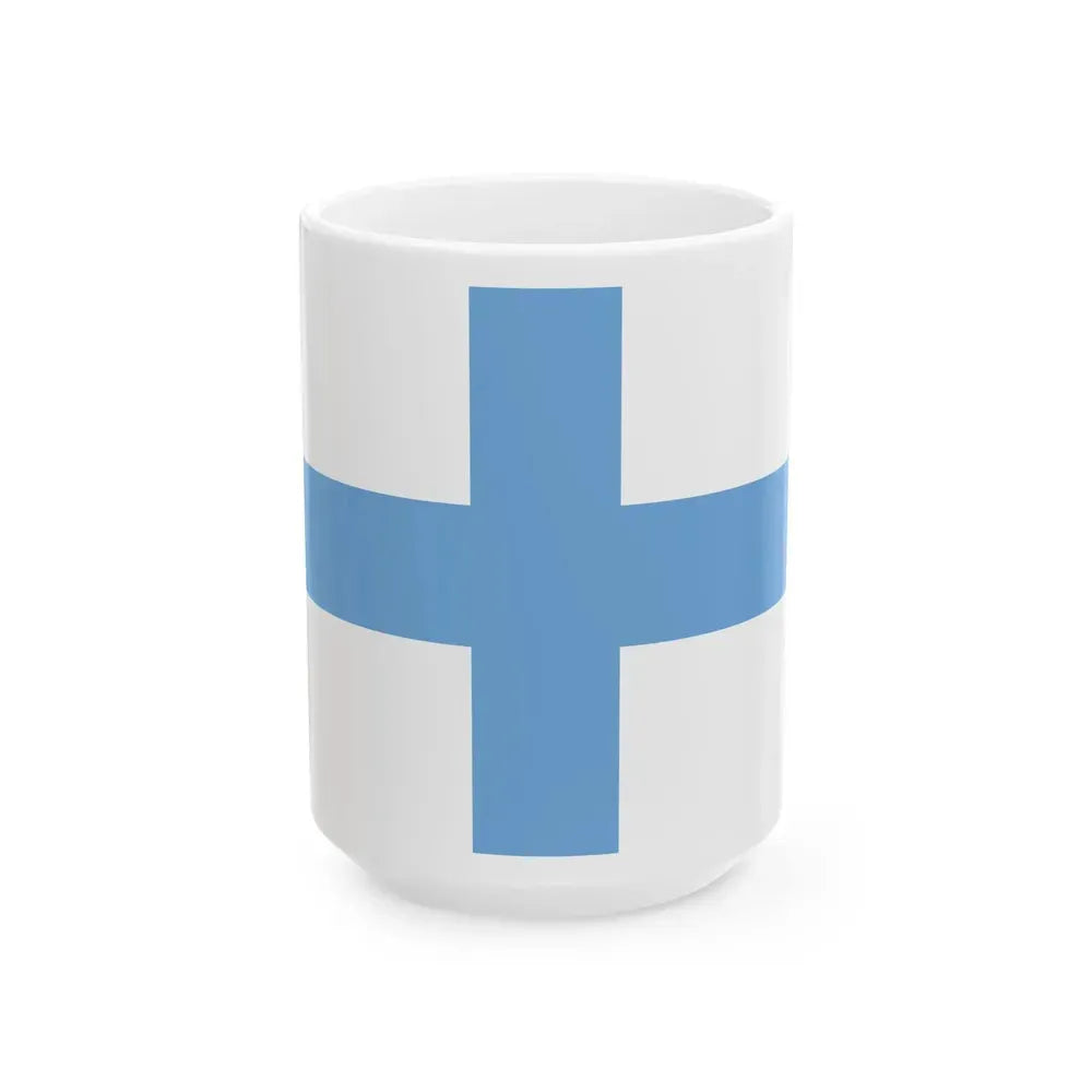 Flag of Argentine Nacionalistas (Argentina) White Coffee Mug 15oz - Go Mug Yourself