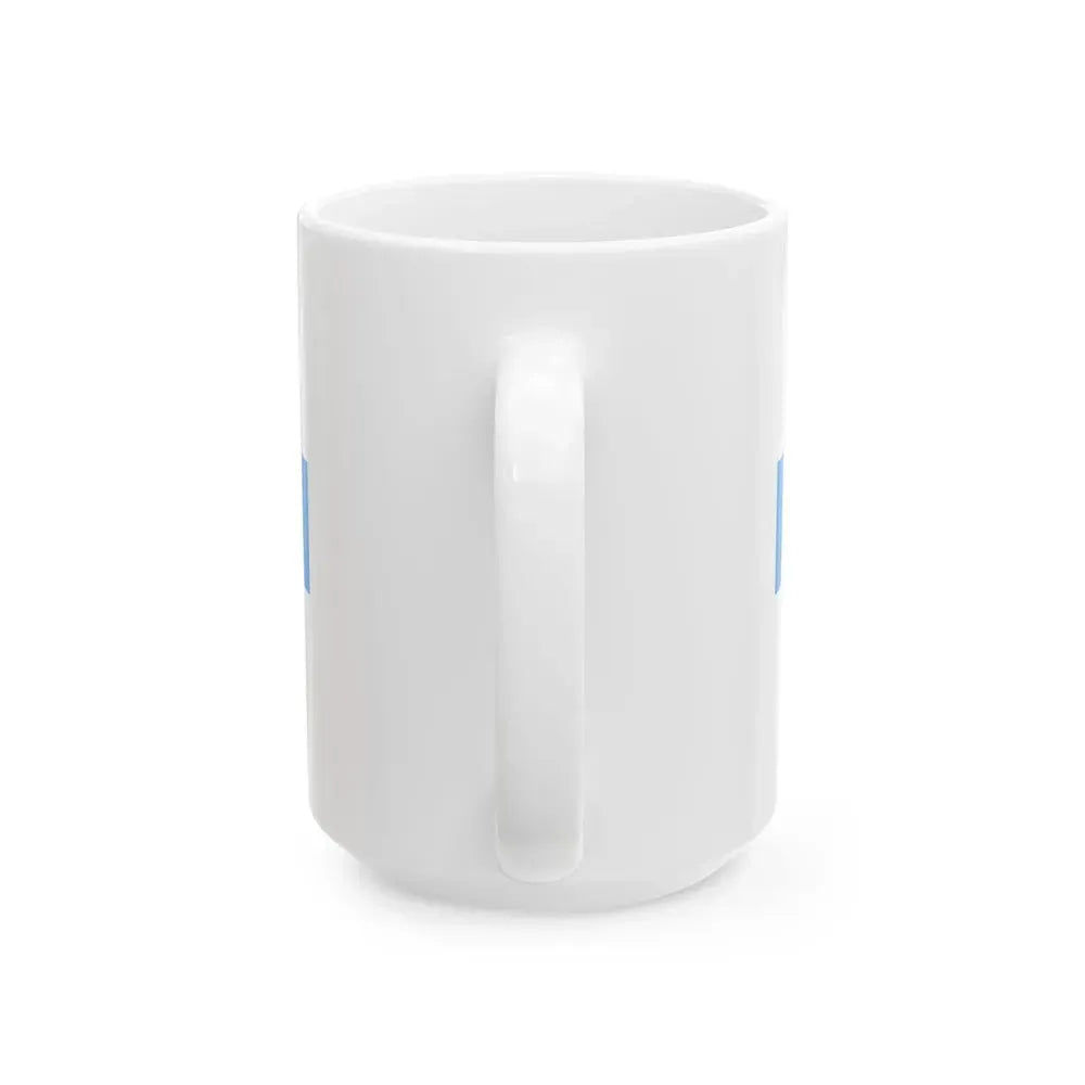 Flag of Argentine Nacionalistas (Argentina) White Coffee Mug - Go Mug Yourself