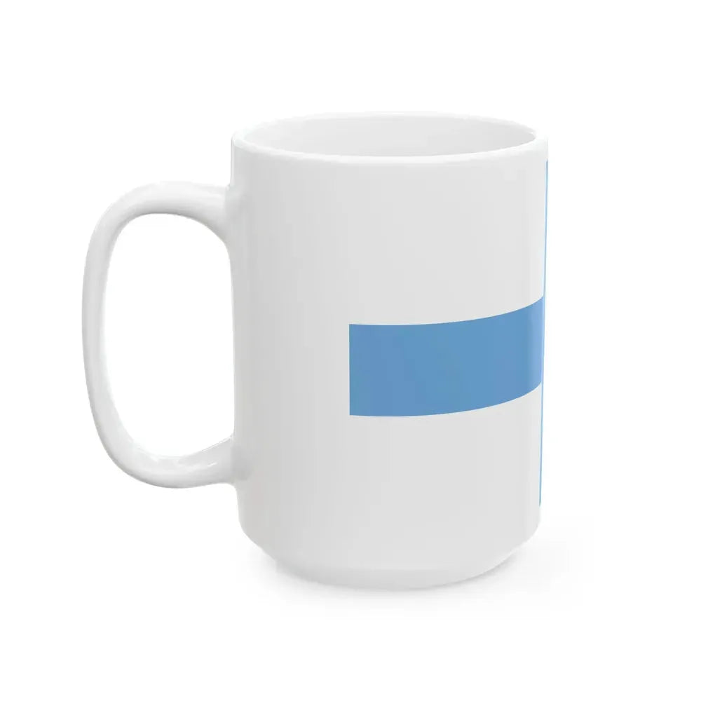 Flag of Argentine Nacionalistas (Argentina) White Coffee Mug - Go Mug Yourself