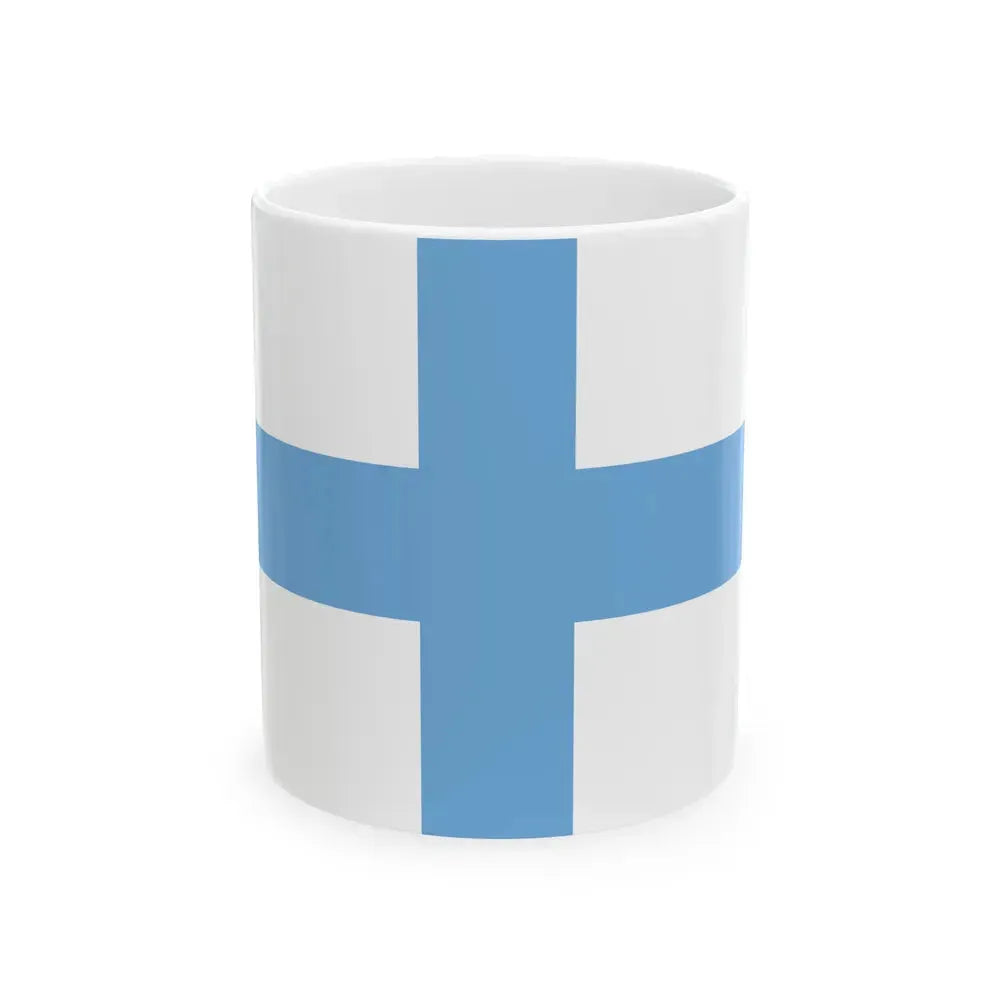 Flag of Argentine Patriotic League - White Coffee Mug 11oz - Go Mug Yourself