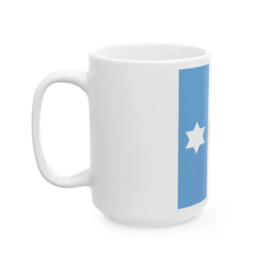 Flag of Argentine Rear Admiral 1894-1904 (Argentina) White Coffee Mug - Go Mug Yourself