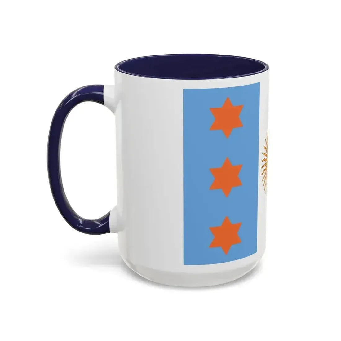 Flag of Argentine Teniente General 1894 to 1904 - Accent Coffee Mug - Go Mug Yourself