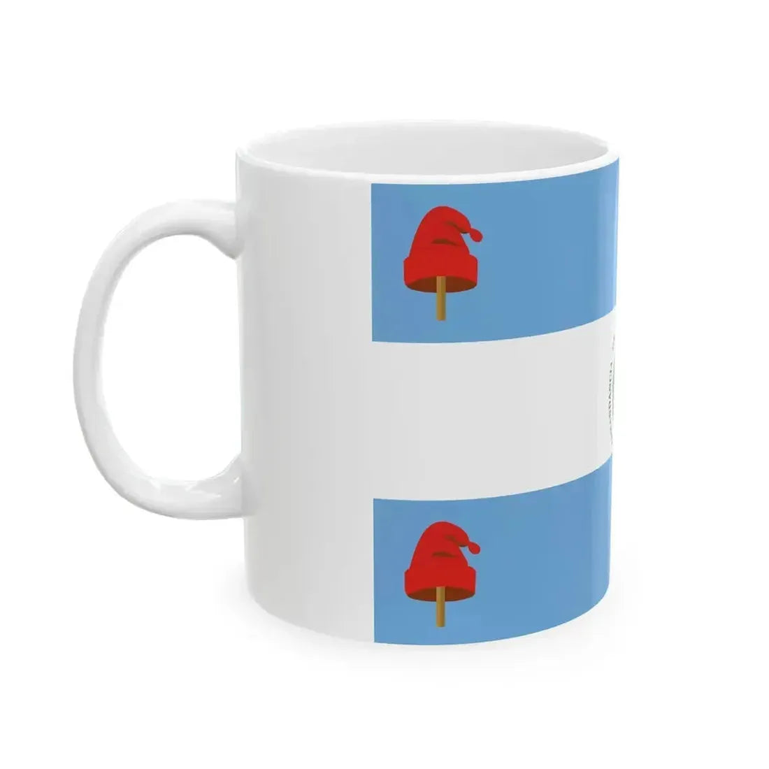 Flag of Argentinian Malvines (Argentina) White Coffee Mug - Go Mug Yourself