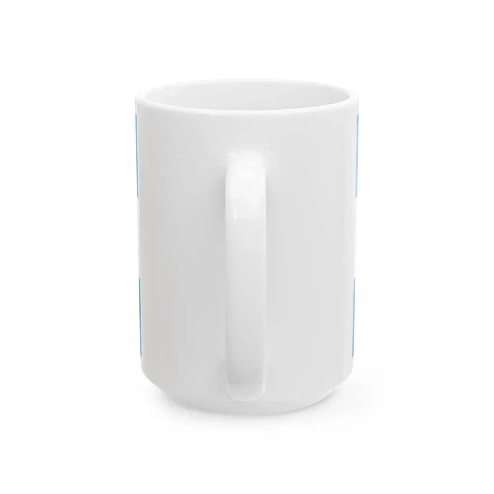Flag of Argentinian Malvines (Argentina) White Coffee Mug - Go Mug Yourself