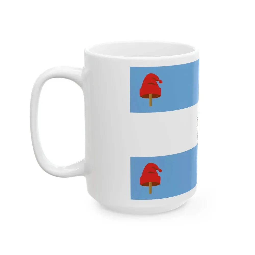 Flag of Argentinian Malvines (Argentina) White Coffee Mug - Go Mug Yourself